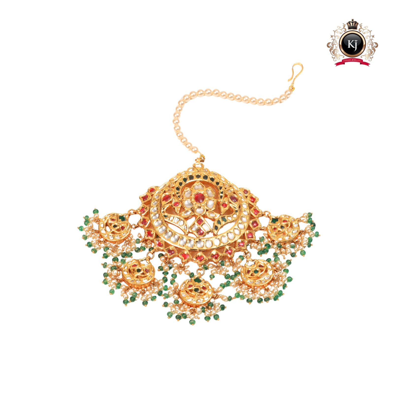 Patiala-e-Noor – 22K Gold Kundan Tikka