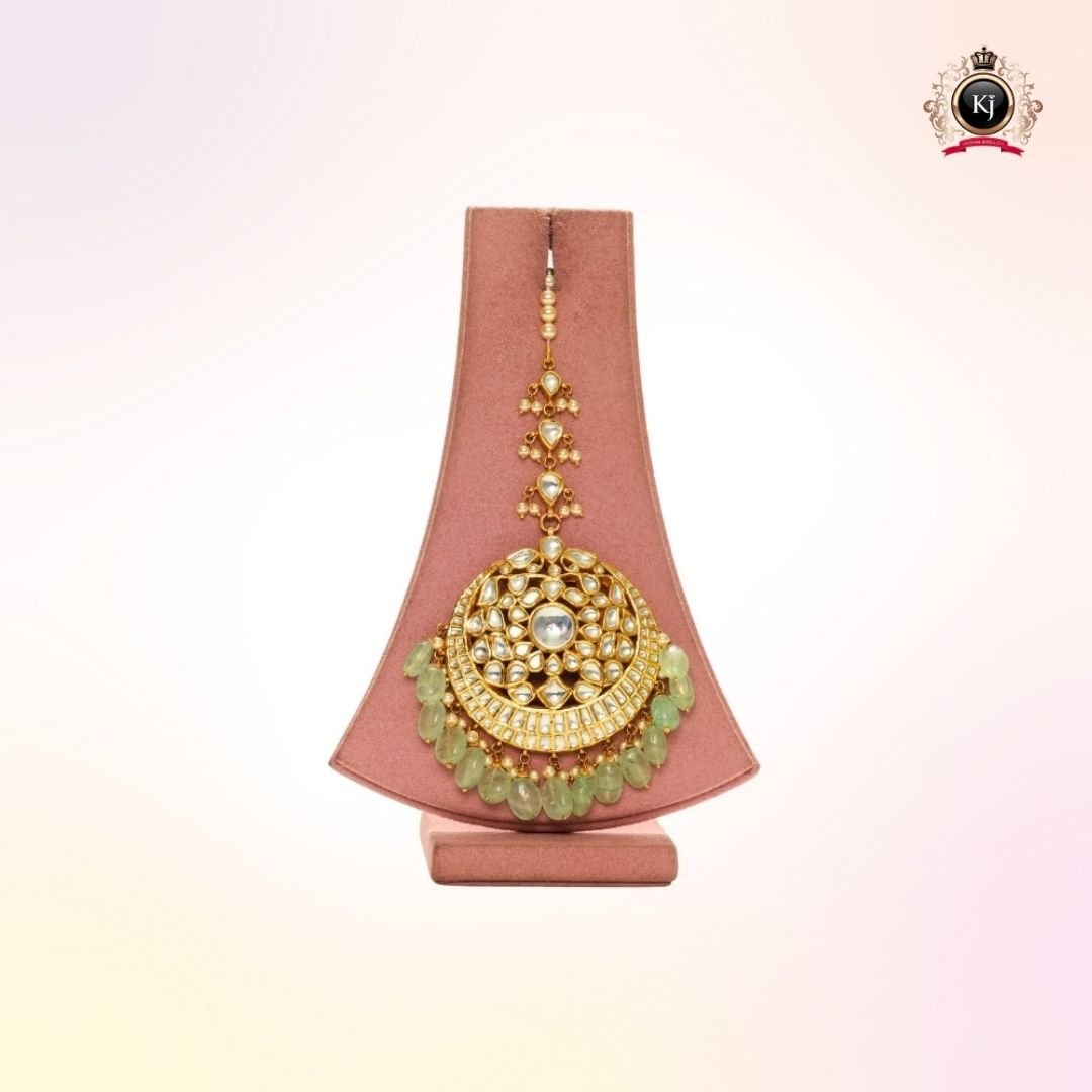 Noor-e-Maang β 22K Gold Kundan Bridal Maang Tikka