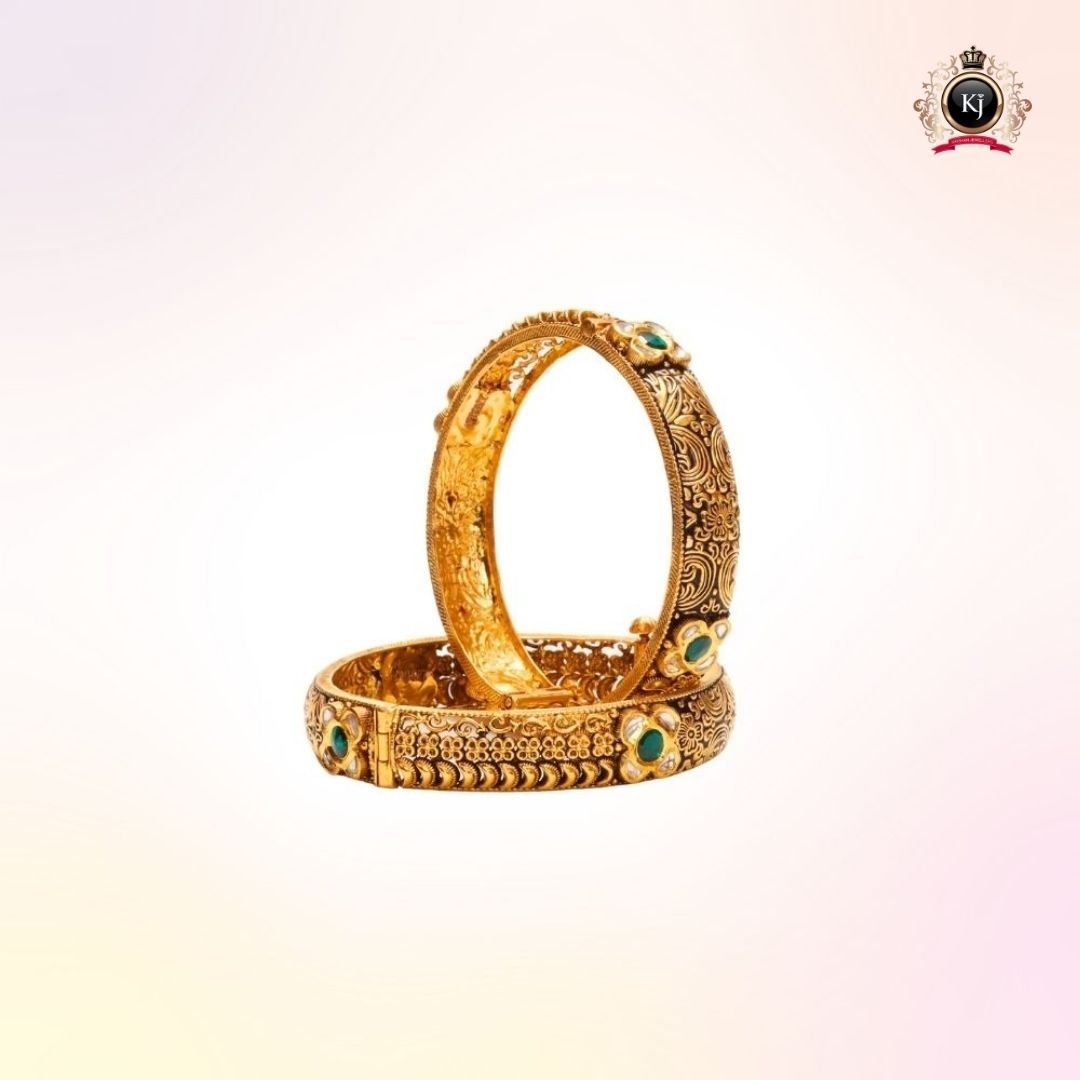 Rajsi Bangadi – 22K Gold Heritage Bangles