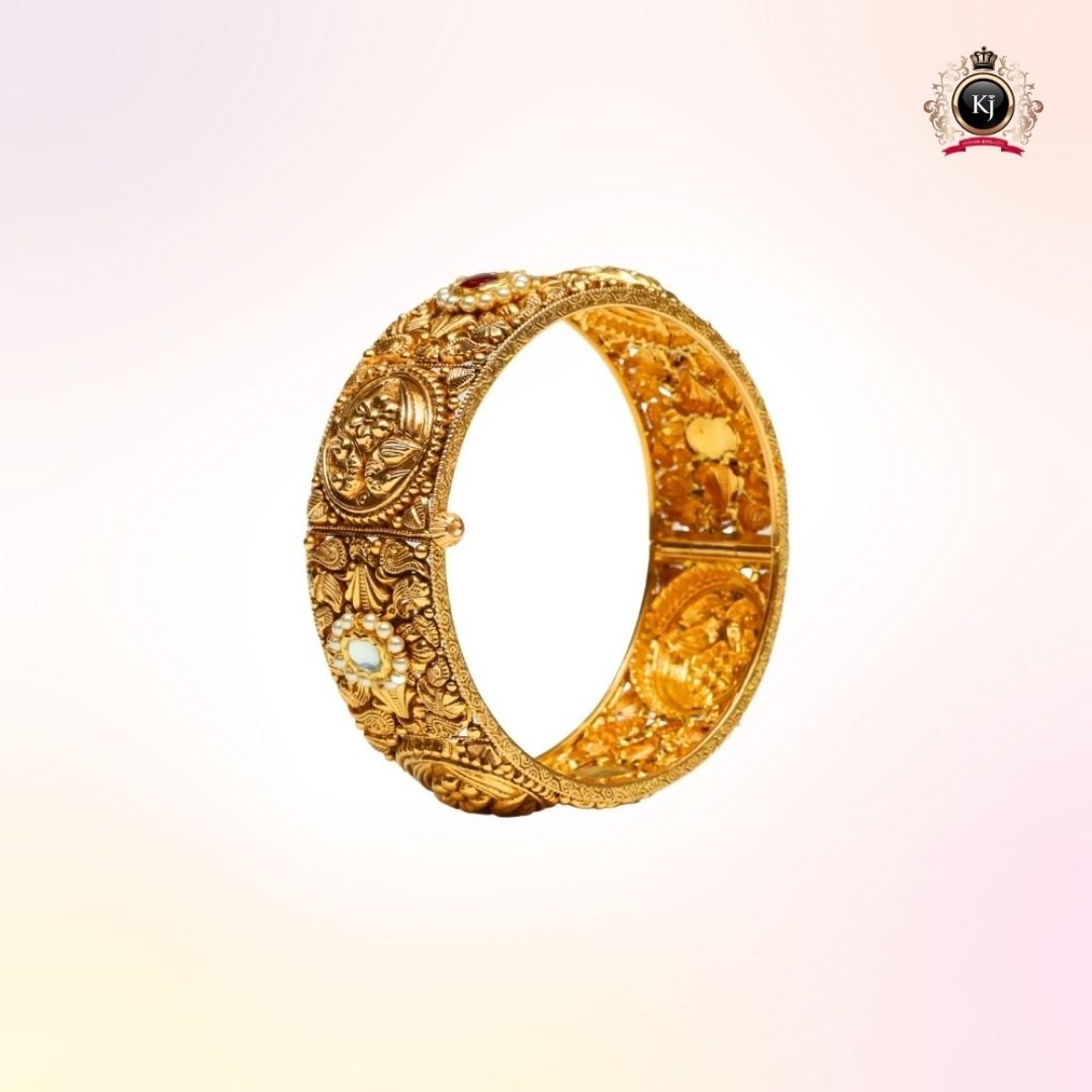 Rajsi Kada – 22K Gold Kada Pair