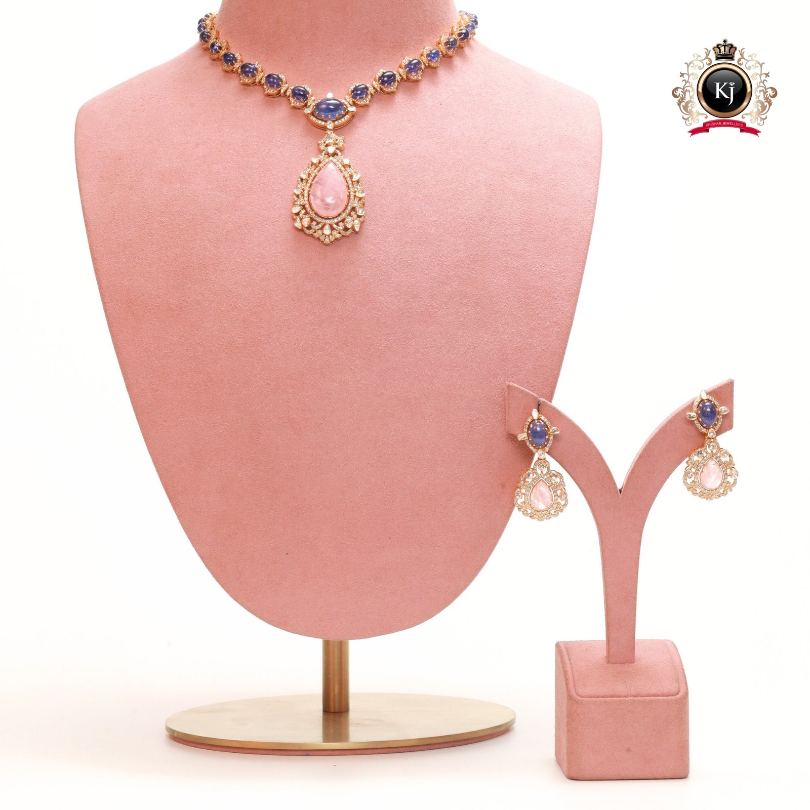 Royal Tanzanite Bloom – Harmony of Moonlight and Majesty