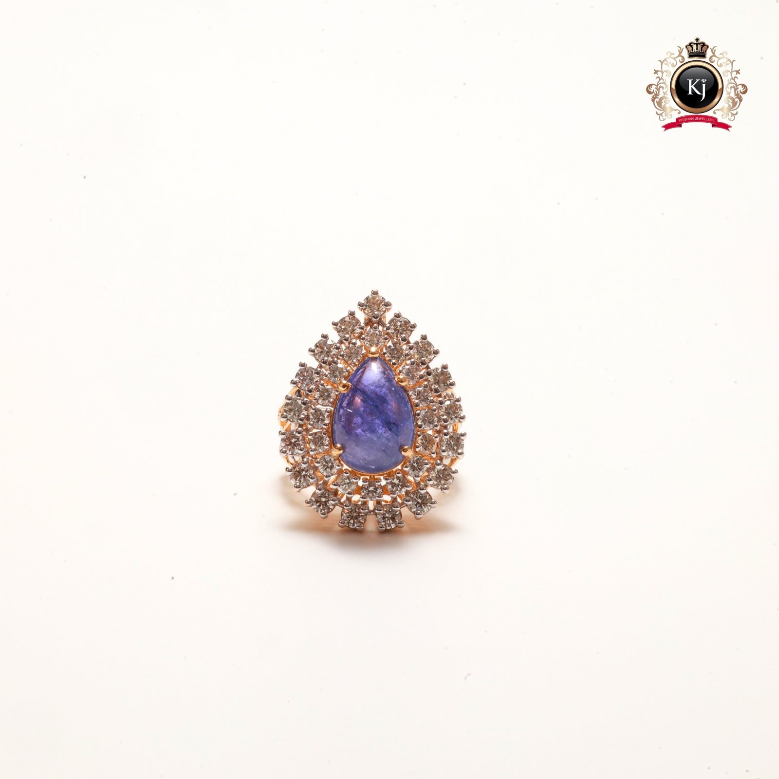 Aurora Tanzanite β Celestial Brilliance Ring