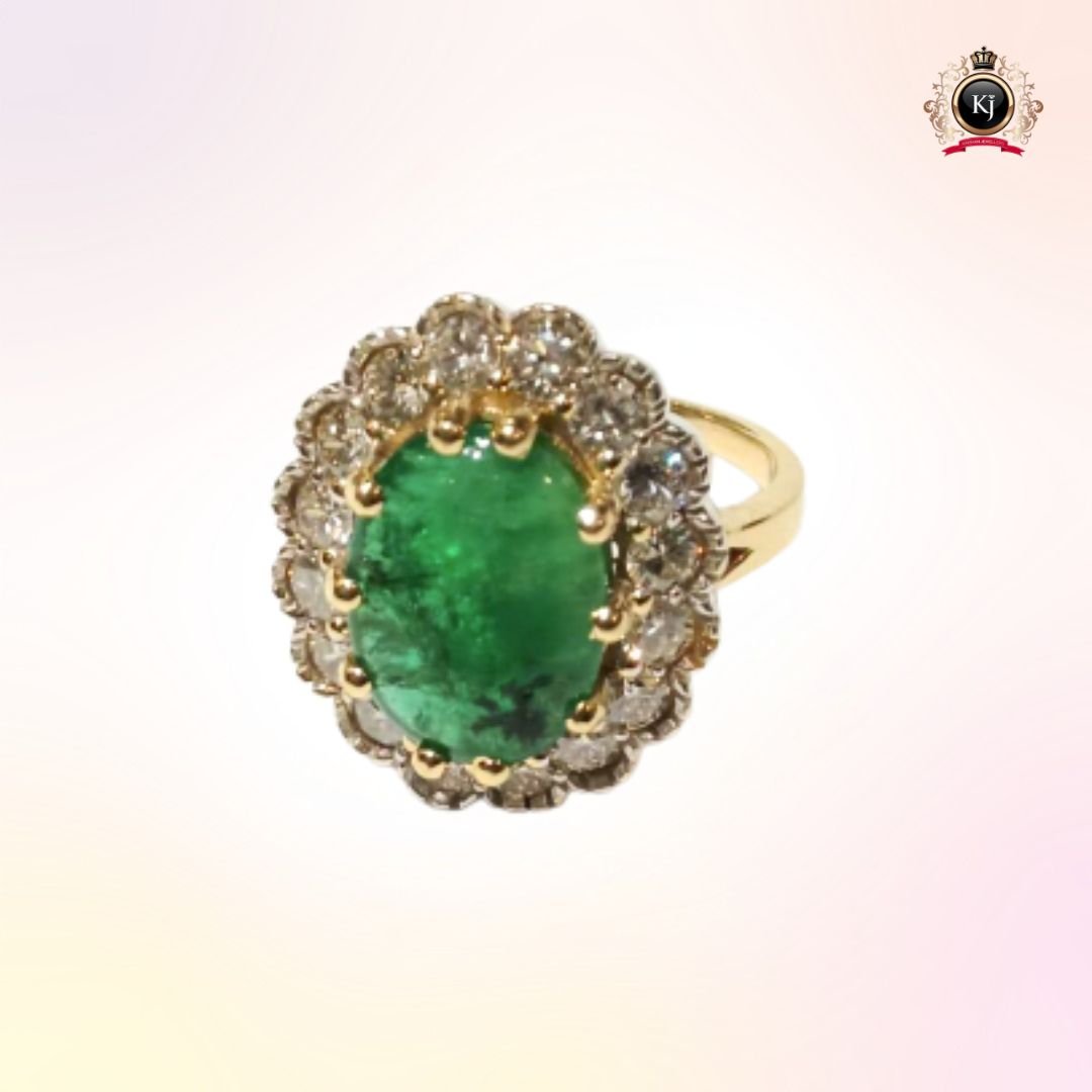 Emerald Royalee – Emerald & Diamond Ring