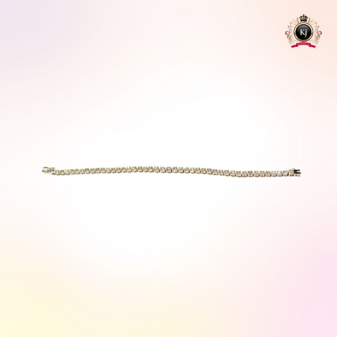 Infinity Glow – Diamond Tennis Bracelet