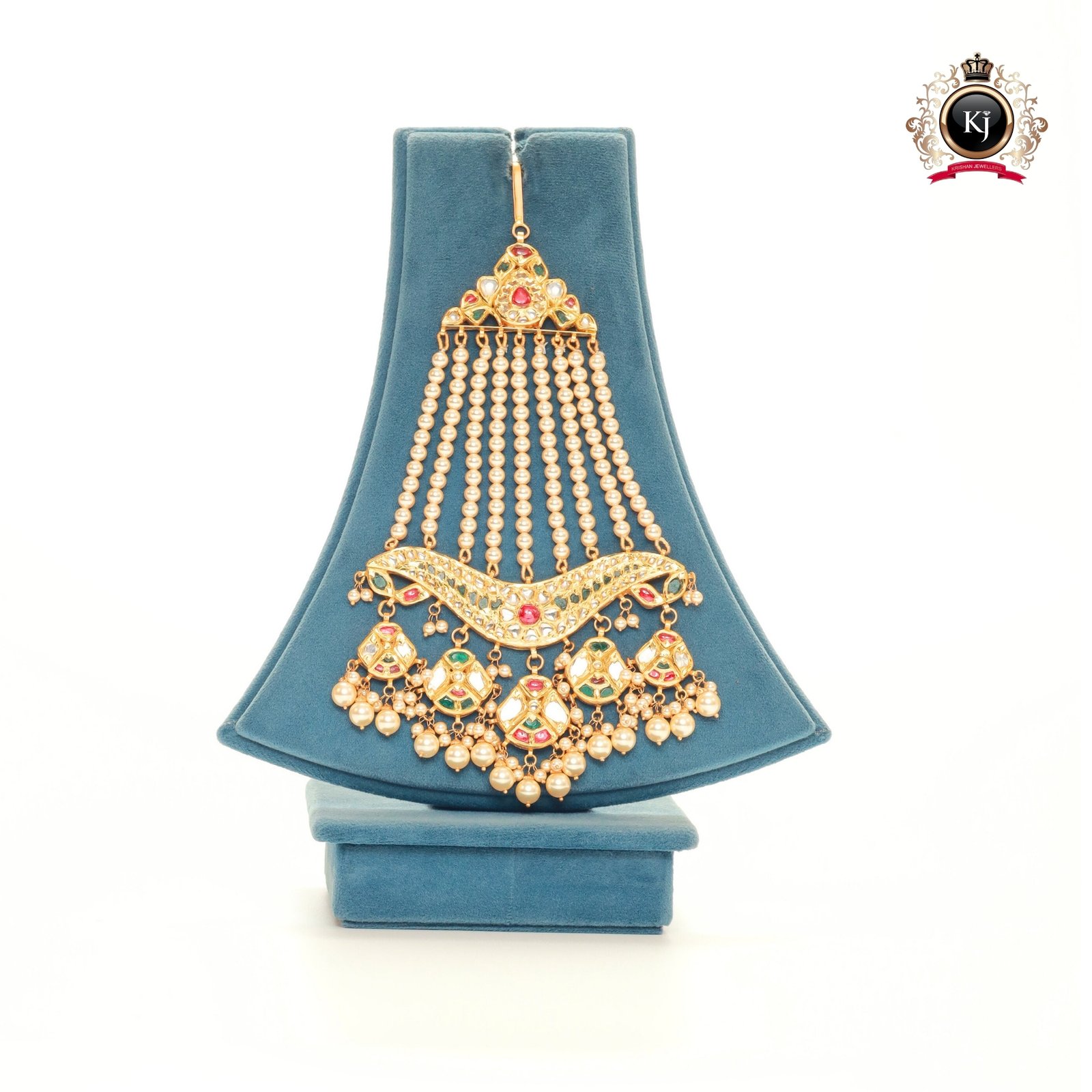 Kundan Passa – 22K Gold Bridal Passa